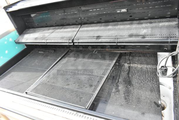 Killion Metal Commercial Open Grab N Go Merchandiser, 208/230 Volts, 1 Phase, used condition with visible wear.