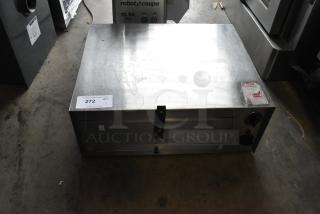 Wisco 560 Stainless Steel Commercial Countertop Snack Oven / Pizza Oven. 120 Volts, 1 Phase. - Item #1215311