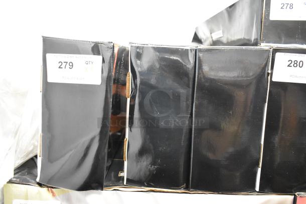 Three new AvaMix 928IBHD21 immersion blenders in black boxes, labeled 279, QTY x3.