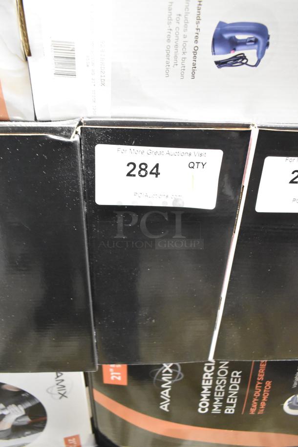 Brand new AvaMix 928IBHD21 21" heavy-duty immersion blender, variable speed, 1 1/4 hp, 120V, scratch and dent condition.