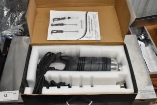 Brand new AvaMix 928IBHD12 12" heavy-duty immersion blender, 1 1/4 hp, 120V, in box with manual.