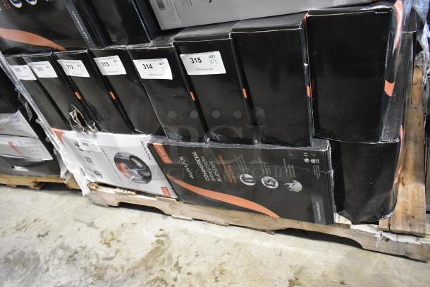 3 brand new AvaMix 928IBHD12 heavy-duty immersion blenders, 12" variable speed, 1 1/4 hp, 120V, 1 phase, visible in boxes.