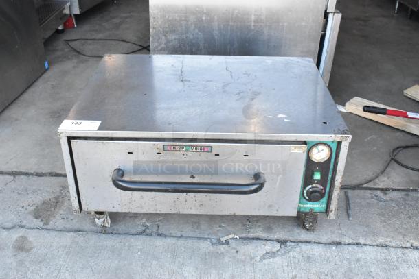 Toastmaster HFS09 stainless steel warming drawer, single drawer, 120V, 1-phase, used condition, visible dials and handle.