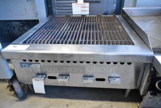 Vulcan Stainless Steel Commercial Countertop Natural Gas Powered Charbroiler Grill. - Item #1214921