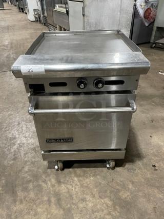 American Range Commercial Stainless Steel Natural Gas Powered 24