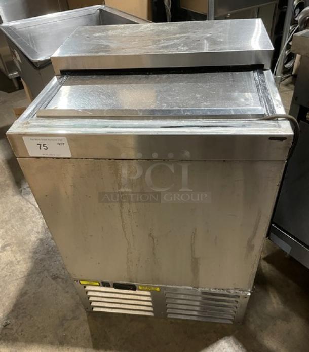 Krowne MC24S underbar glass/mug froster, stainless steel, 24", sliding-top lid, 2016 model, SN: 0101590, good condition.