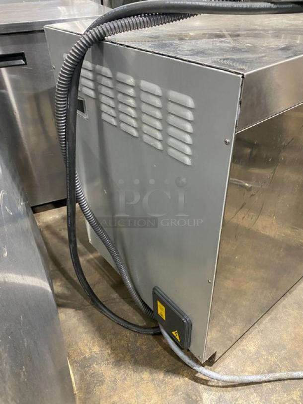 Veetsan 2021 stainless steel undercounter dishwasher, model VLAI1G4. Electric, high-temp, Energy Star, digital control.
