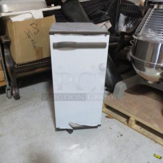 Manitowic under-counter ice maker, model SMS050A002-161, 53lb capacity, 115 Volt, 15x24x33.5 inches, new condition.