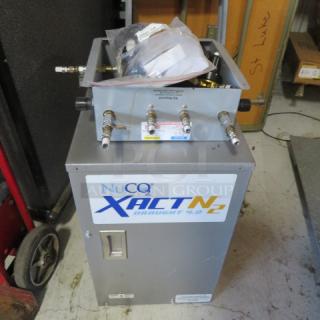 NUCO2 XACTN2 Draught 4.0 draft beer system, Model ND-01-01, 120V, showing front panel and connections.