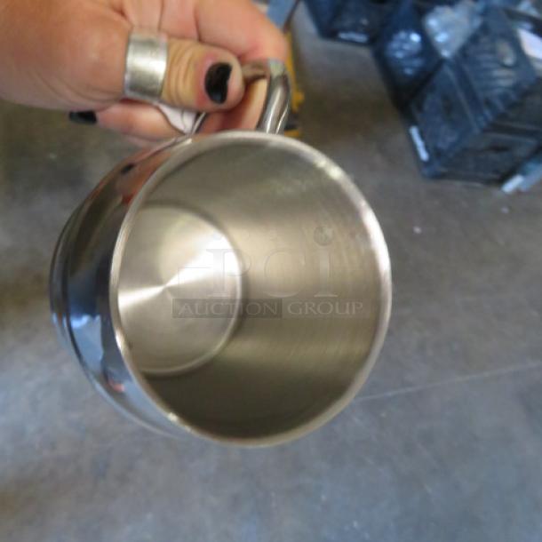 NEW American Harvest Stainless Steel Mule mug, shiny finish, durable design, ideal for cocktails, excellent condition.