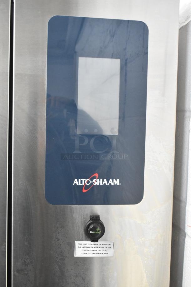 2016 Alto Shaam QC3-40 stainless steel commercial reach-in blast chiller, features Ecosmart technology; voltage: 115/208-230V, 1 phase.