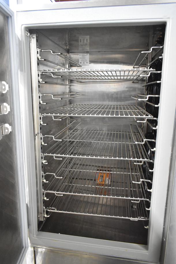 2016 Alto Shaam QC3-40 blast chiller; stainless steel, commercial floor style, well-maintained, with multiple shelves.
