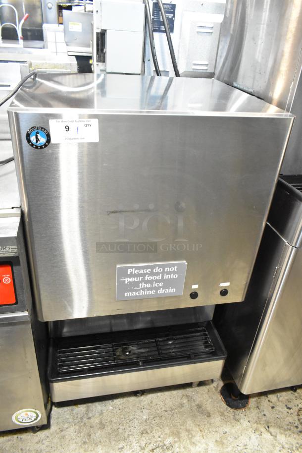 2018 Hoshizaki DCM-500BAH stainless steel commercial countertop water and nugget ice dispenser. 115V, 1 phase.
