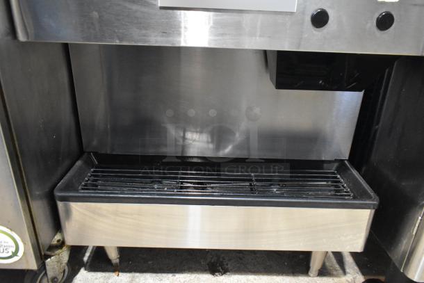2018 Hoshizaki DCM-500BAH stainless steel countertop water & nugget ice dispenser, 115 volts, 1 phase, used condition.