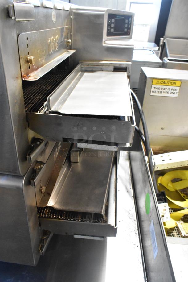 Turbochef HCS1618 stainless steel commercial rapid cook oven, electric-powered, with digital controls, 2018 model.
