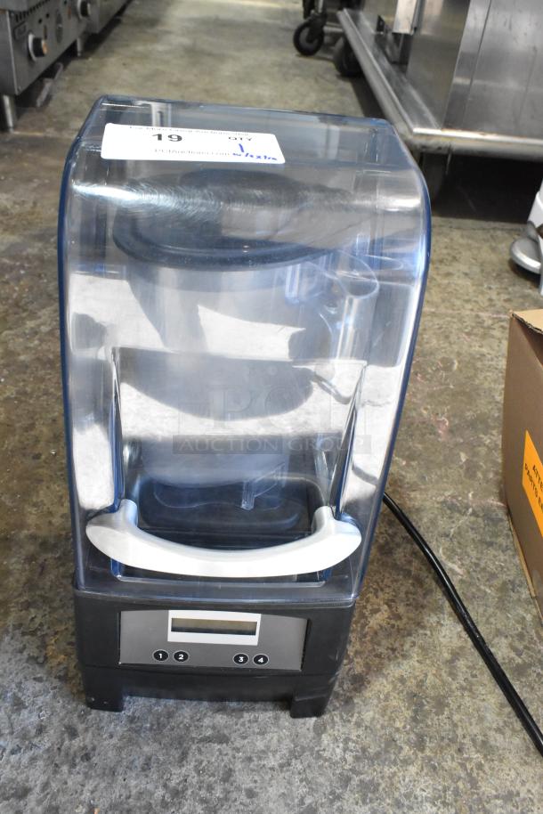 2021 Vita-Mix VM0145 commercial blender with sound enclosure, hinge lid, and two pitchers. 120V, 1 phase. 