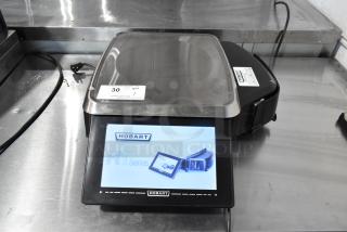 2020 Hobart HTi-7LH4W metal commercial countertop scale, tested working, digital display, 120/208-240V, 1 phase.