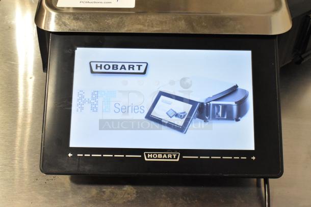 2020 Hobart HTi-7LH4W metal commercial countertop scale with display, tested and working.