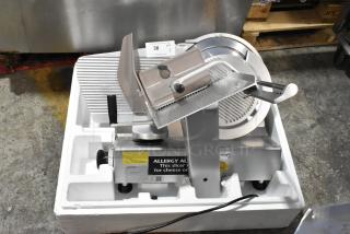 Bizerba Metal Commercial Countertop Meat Slicer. 120 Volts, 1 Phase. - Item #1215494