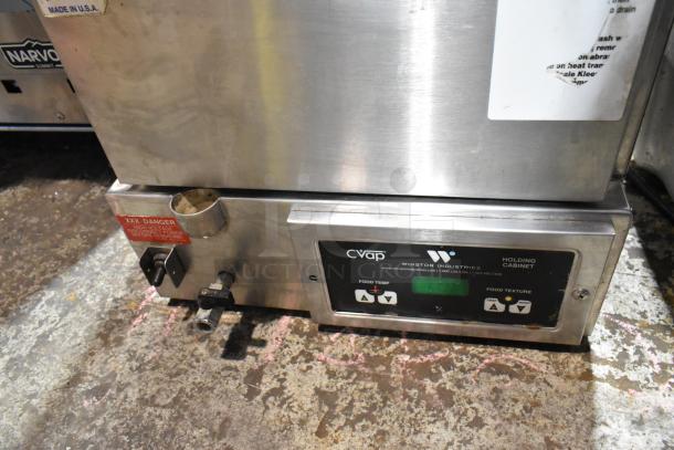 2017 Winston CVap HBB0N1IE S Series stainless steel warming drawer, single drawer, 120V, 1 Phase, control panel visible.