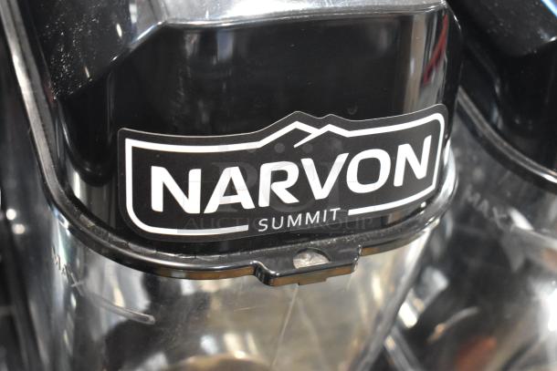 Narvon 378WSSM3 stainless steel commercial beverage machine, featuring "NARVON SUMMIT" label, in used condition.