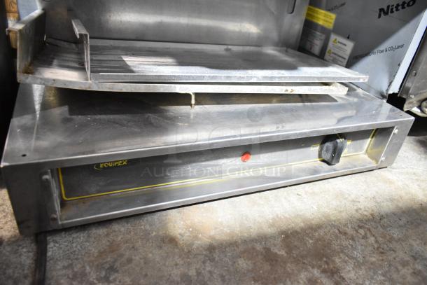 Equipex SEM60 stainless steel commercial salamander broiler, electric-powered, 220V, 1 phase, used condition.
