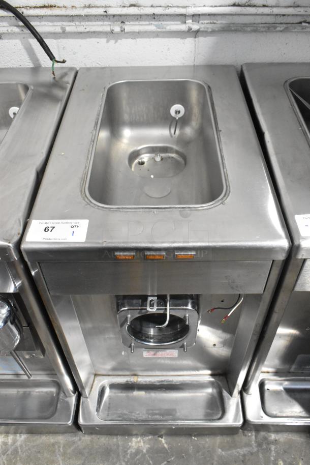 Taylor 340-27 stainless steel commercial countertop single flavor frozen beverage machine, 208-230V, 1 Phase.
