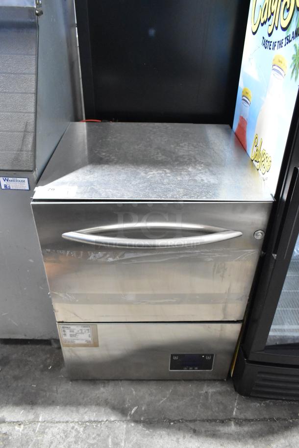 2018 Noble Wareforce UH30-E stainless steel commercial undercounter dishwasher, 208/230V, 1 phase, excellent condition.