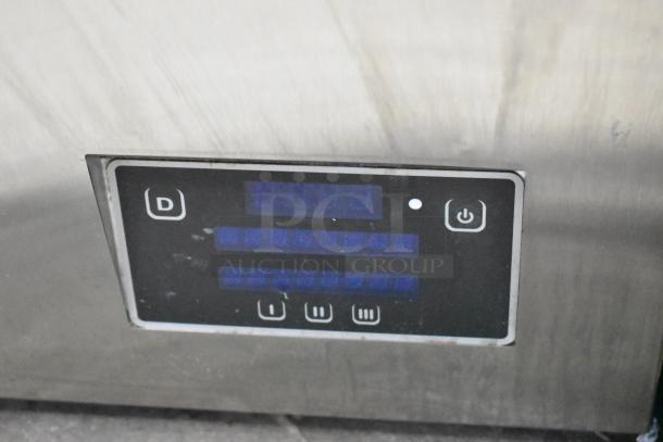 2018 Noble Wareforce UH30-E stainless steel commercial undercounter dishwasher, digital display panel, good condition.
