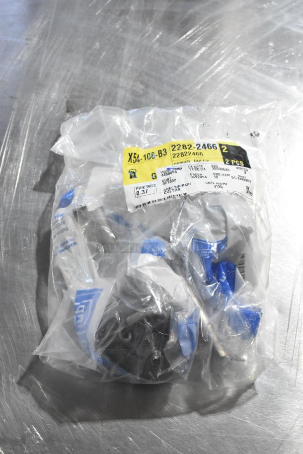 Bag with 3 items including wire. Label shows "X54-108-B3, 2282-2466, 2 PCS." New condition, sealed in original packaging.