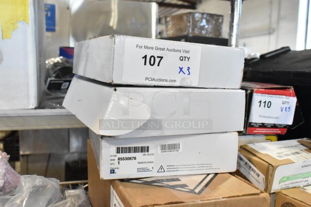 GM 85530676 Battery Tender box for C6, C7, C8 Corvettes. New condition, genuine GM accessory, auction lot of 3.