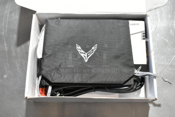 GM 85530676 Battery Tender for C6-C8 Corvettes in box, with cables and Corvette logo bag, excellent condition.