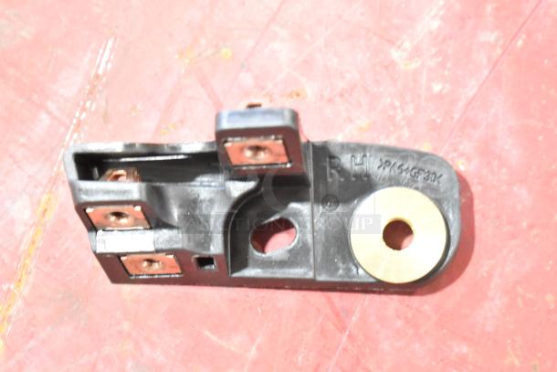 GM 22751230 door latch release switch with metal components, in good condition, marked "RH XP64 GF30X."