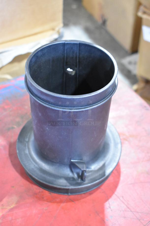 Box containing 1115TT-CAKHWKB-AA cold air intake kit parts, including a black cylindrical component, in used condition.