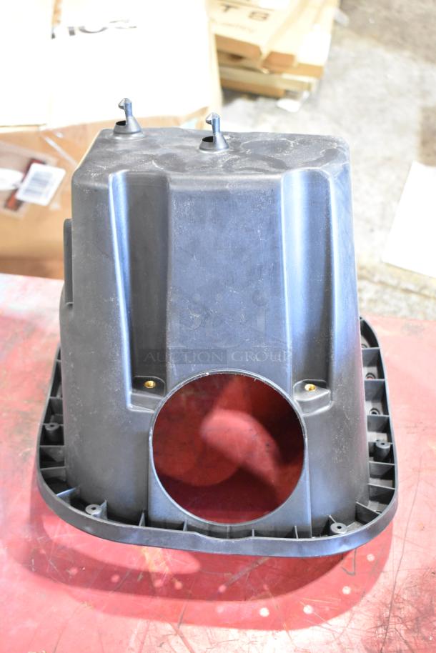Box of parts with 111550-CAKHWX-AA cold air intake kit, in good condition, black plastic, visible mounting features.