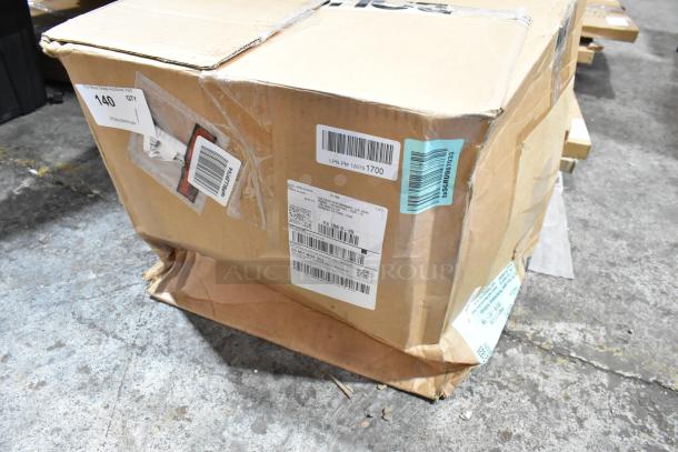 Box containing 131550-CAKHK-AB Cold Air Intake Kit, labels visible, showing slight box damage.