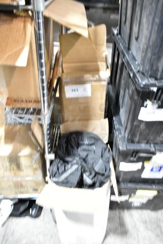 Brand new scratch and dent Camaro cover and floor mats in original packaging. Boxes are slightly worn. Tags show item info.
