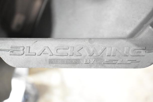 SLP Blackwing Cold Air Induction Kit with embossed branding, indicating high performance upgrade, in used condition.