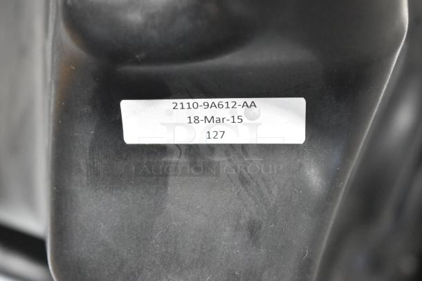 SLP Blackwing Cold Air Induction Kit with visible label "2110-9A612-AA, 18-Mar-15, 127", in good condition.