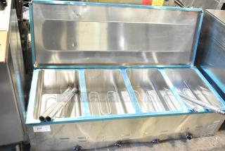 Brand new Avantco 177STE4SA stainless steel 4-bay steam table, electric, 120V, 1 Phase, scratch and dent condition.