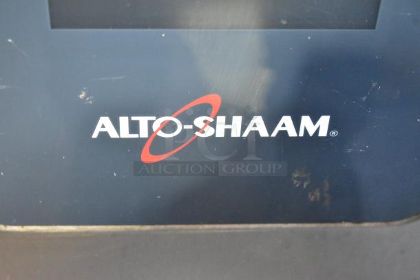 Alto Shaam CTP7-20E commercial combi convection oven, stainless steel, 208-240V, 3 phase, with Alto-Shaam branding.
