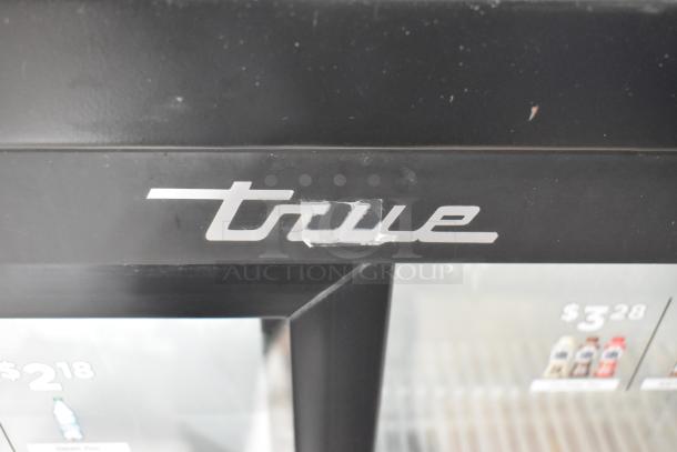 2019 True GDM-41SL-48-HC-LD 2 Door Reach-In Cooler, metal design, poly coated racks, True logo. 115 Volts, 1 Phase.