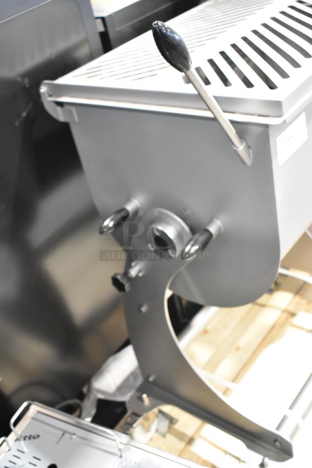 Brand new Sirman 40806206F IP 80 XP BA electric meat mixer, 170 lb. capacity, 220V, metal, minor scratches.