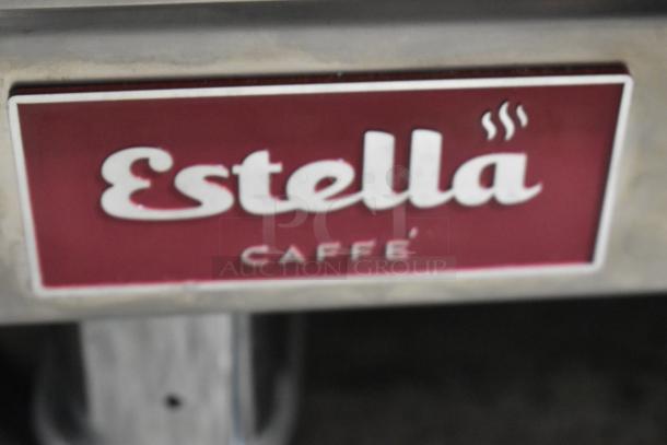 Brand new Estella ECEM3/N3 stainless steel commercial 3-group espresso machine. Scratch and dent condition, 220-240V, 1 phase.