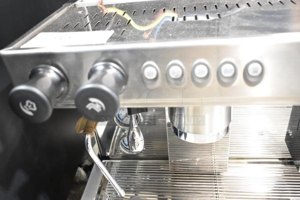 Estella ECEM3/N3 Commercial Espresso Machine, stainless steel, 3 group, automatic, 220-240V, new scratch and dent.
