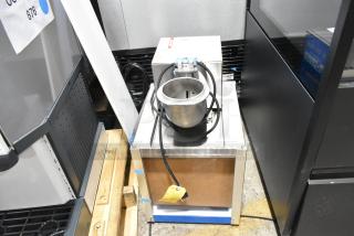 Brand new Paragon 6133300 Simply-A-Blast Snow Cone Machine, metal countertop model, 120V, visible scratch and dent, 1 Phase.