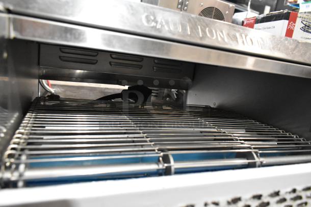 Brand new Avantco 184T3600D conveyor toaster, 14 1/2" wide, 3" opening, 1200 slices/hour, 240V, 1 phase. Scratch and dent.