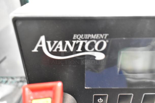 Brand new Avantco 177CMADAP digital airpot coffee maker, 2025 model; 120 volts, 1 phase, minor scratches, automatic features.