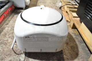 BRAND NEW Eccotemp EM-7.0 mini-tank water heater, 7-gallon, 110/120V, scratch and dent condition. Label: "275, QTY 1."