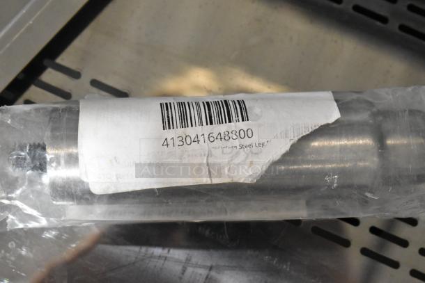 Hatco 04.16.488.00 6" stainless steel adjustable leg, new with label, for HDW and FSHC Series. Part number 413041648800.